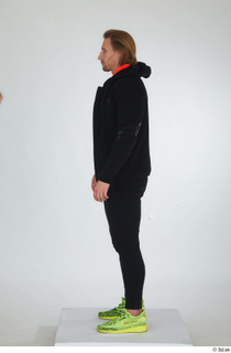  Erling black tracksuit dressed orange long sleeve t shirt sports standing whole body yellow sneakers 0003.jpg